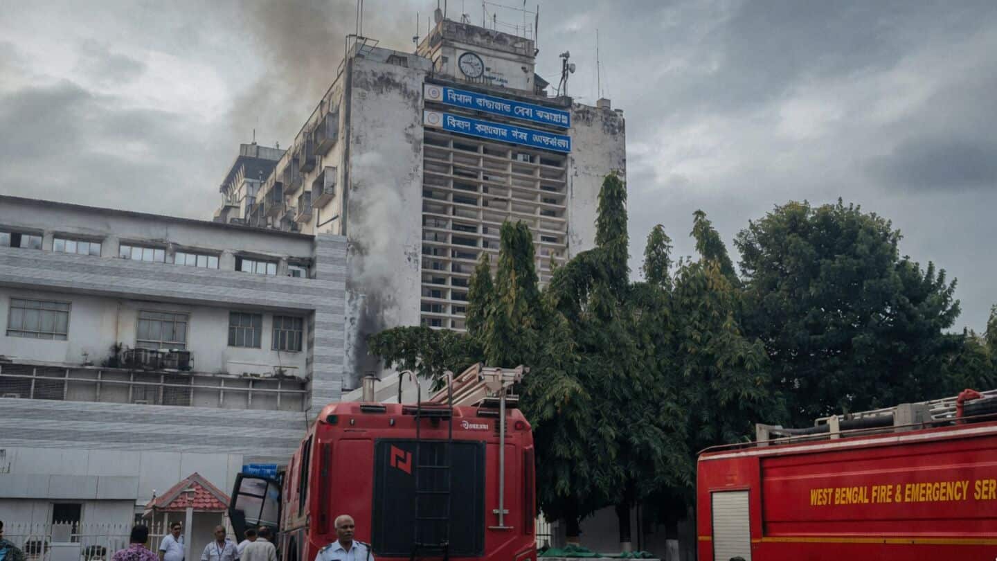 Fire breaks out in ATC at Kolkata airport early Tuesday