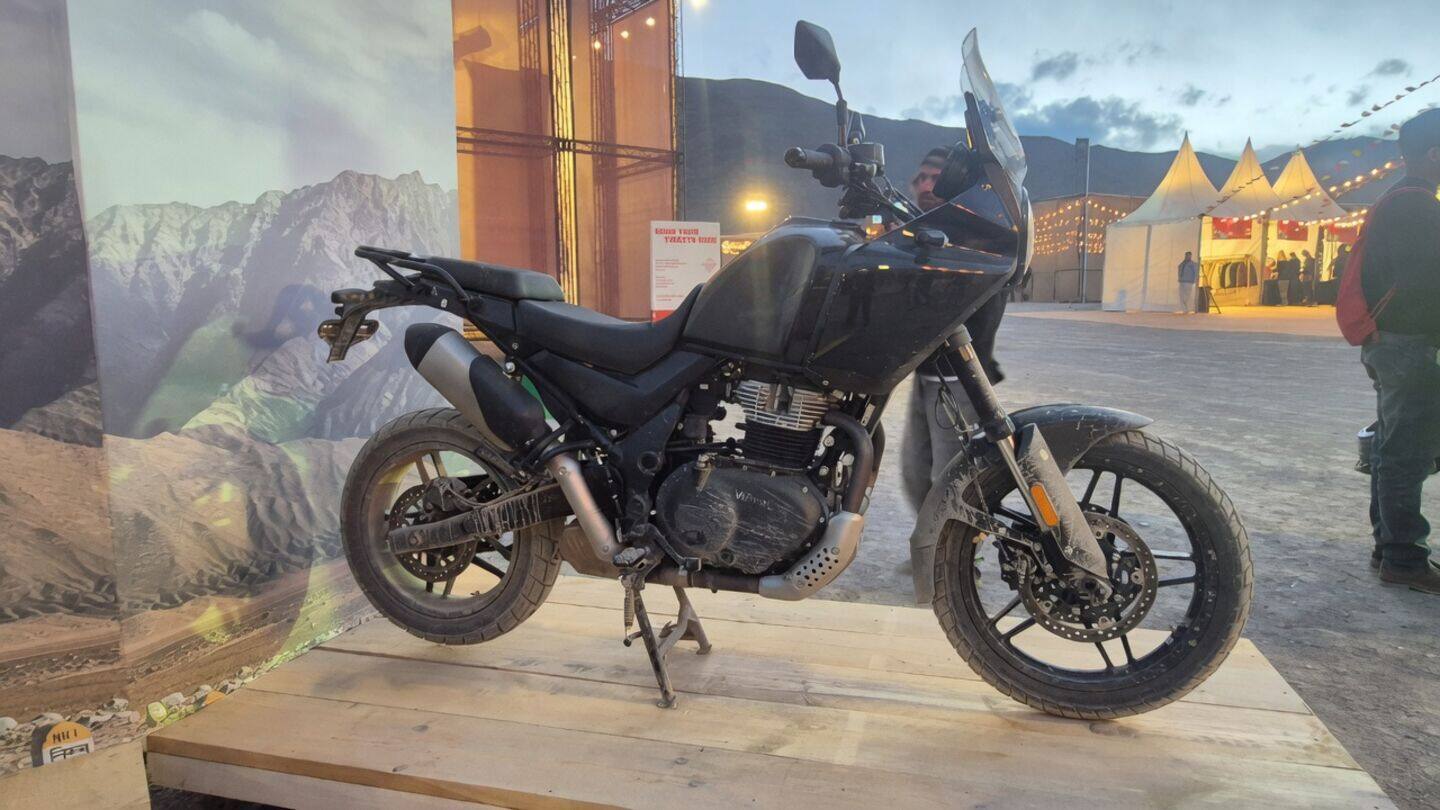 Royal Enfield's upcoming Himalayan 750 emphasizes highway comfort and tech