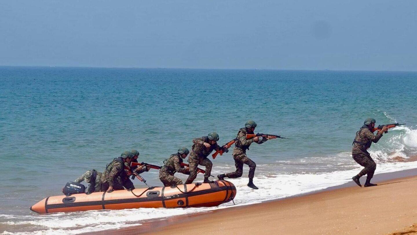 India-Maldives joint military exercise 'Ekuverin 2025' enters final phase
