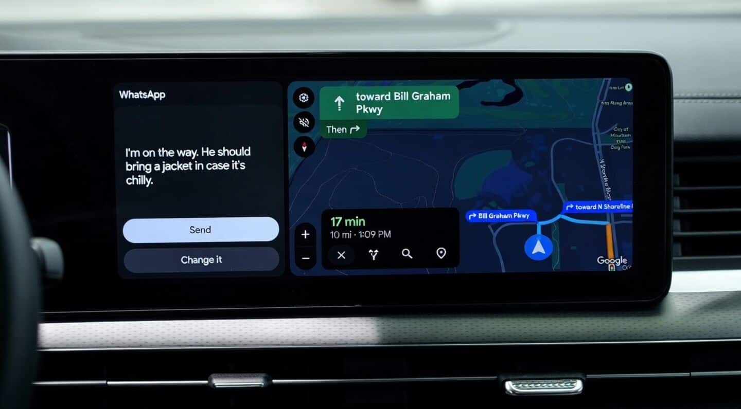 Google Maps adds bigger, color-coded street labels to Android Auto