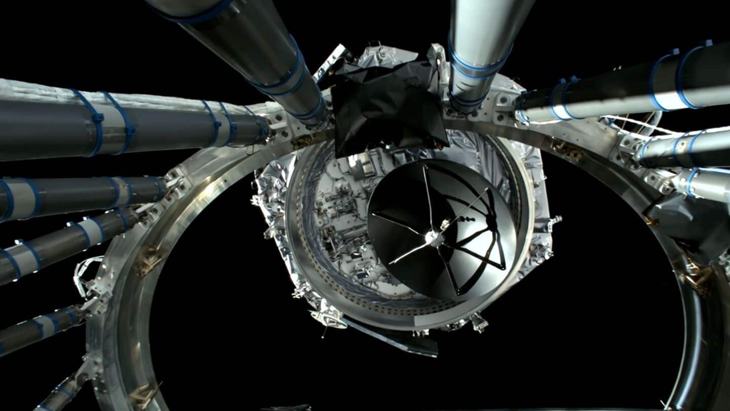NASA posts launch photo of Nancy Grace Roman Space Telescope