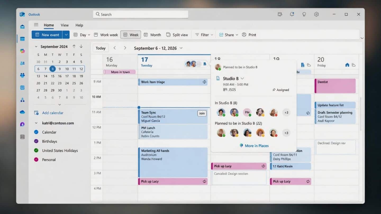 Microsoft Teams adds workplace check-in to auto detect office presence