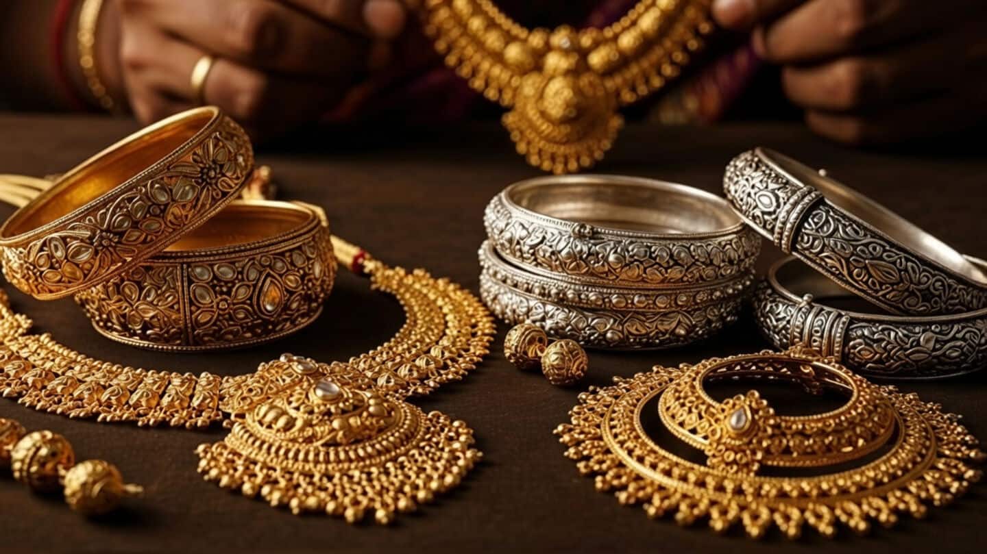 Indian gold and silver dip then recover to 1.46L, 2.28L