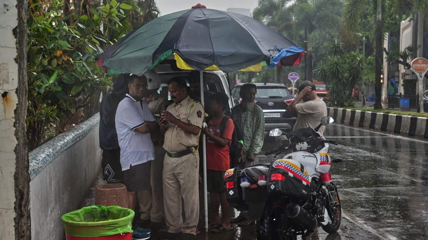 Mumbai drenched again as monsoon brings thunderstorms and gusty winds