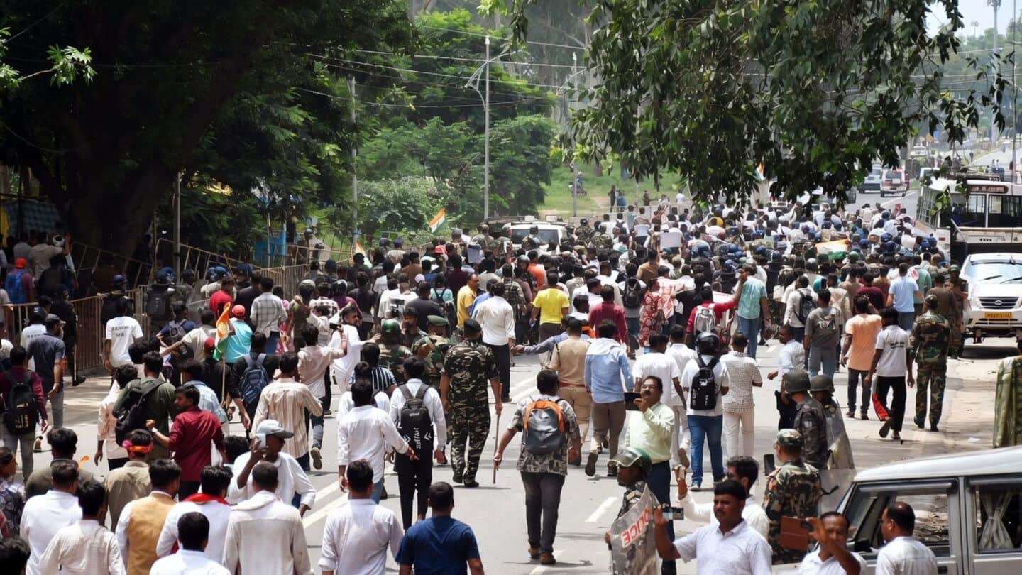 FIR lodged against about 300 after Ranchi job aspirants' protest