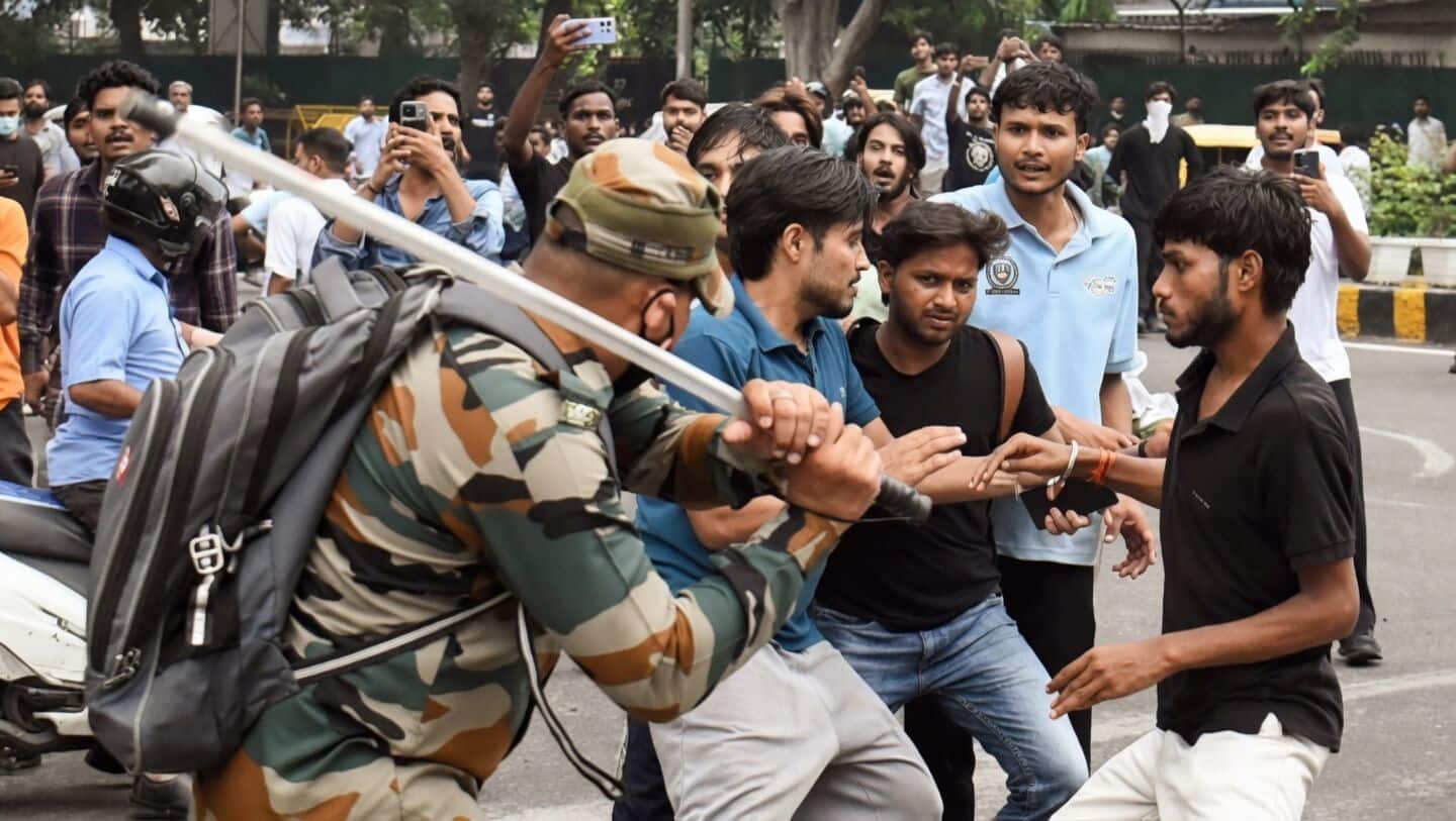 Cockroach Janta Party sit-in in Delhi breached barricades, police say