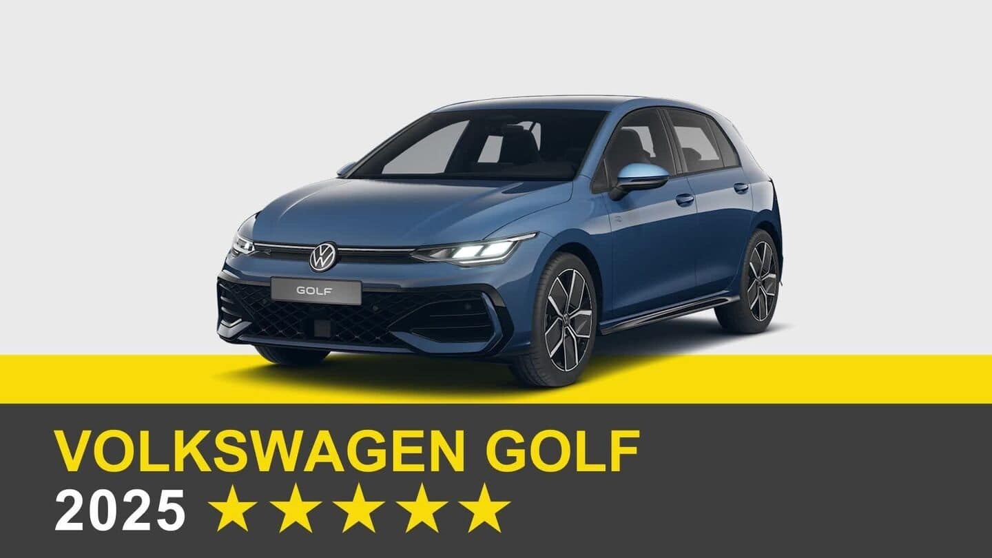 2025 Volkswagen Golf bags 5-star Euro NCAP safety rating