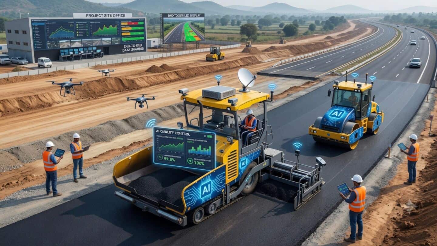 NHAI mandates AI-MC for highways over 20km costing over ₹500Cr