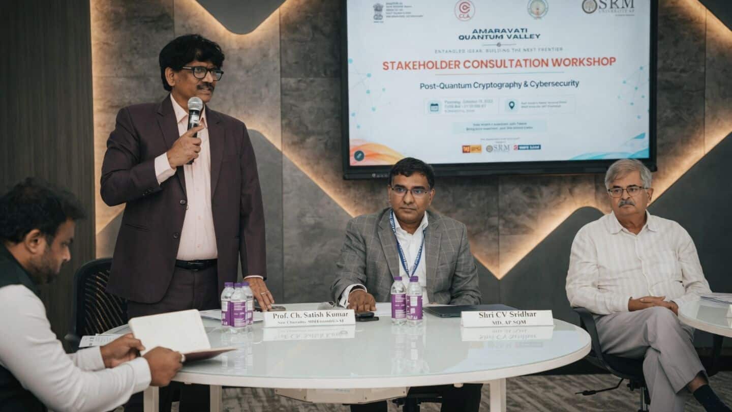 SRM University-AP and Amaravati Quantum Valley host PQC cybersecurity workshop