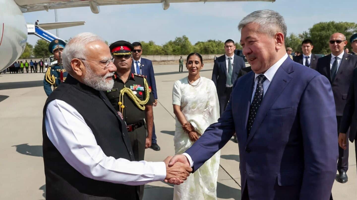 Prime Minister Modi gifts cultural items to Uzbekistan, Kyrgyzstan