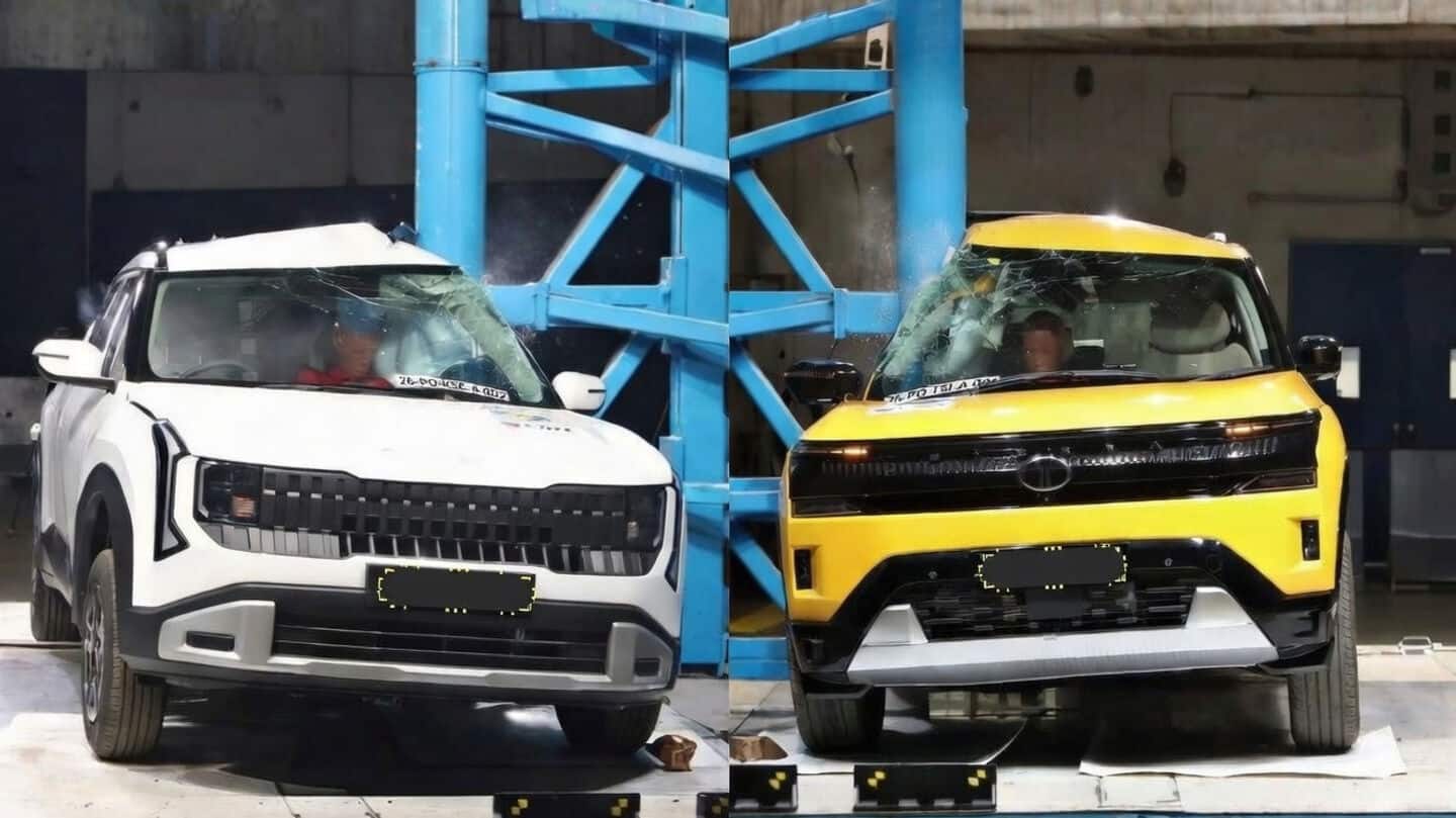 Kia Seltos edges Tata Sierra in Bharat NCAP safety tests