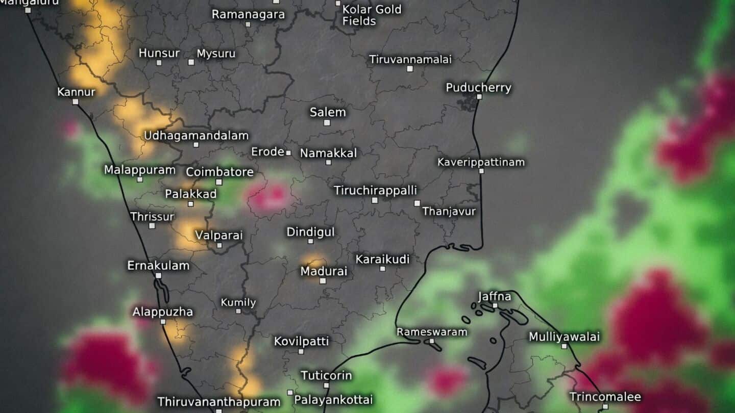 IMD warns of heavy weekend rain in south India