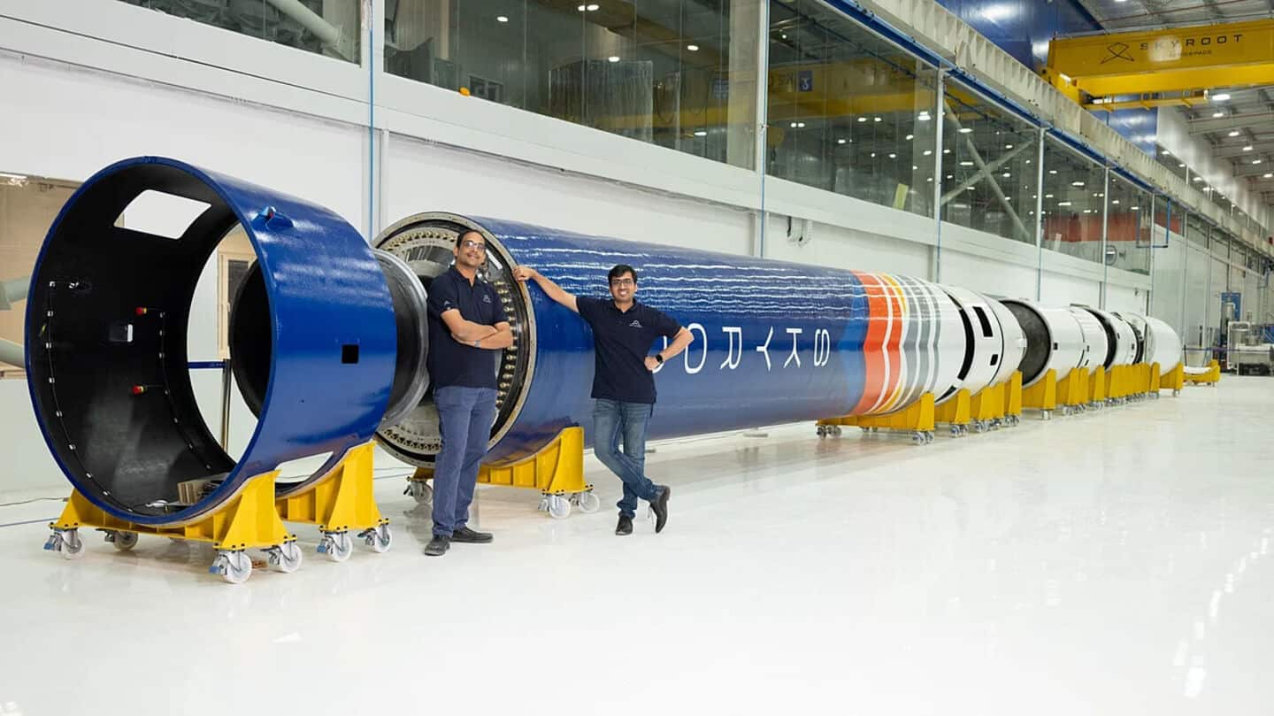 Skyroot Aerospace is set to launch India's 1st private orbital rocket