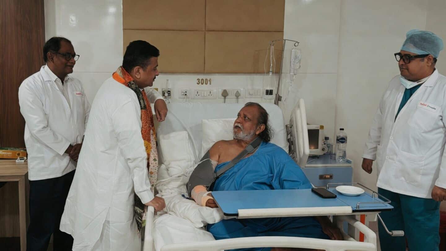 Chakraborty admitted to Kolkata hospital after minor surgery, Adhikari says