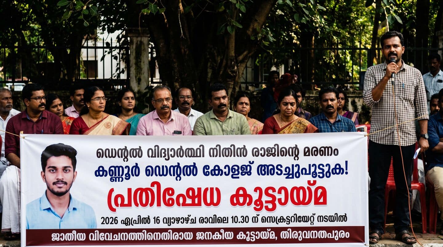 Kerala father K.L. Rajan decries probe at Anjarakandy Dental College