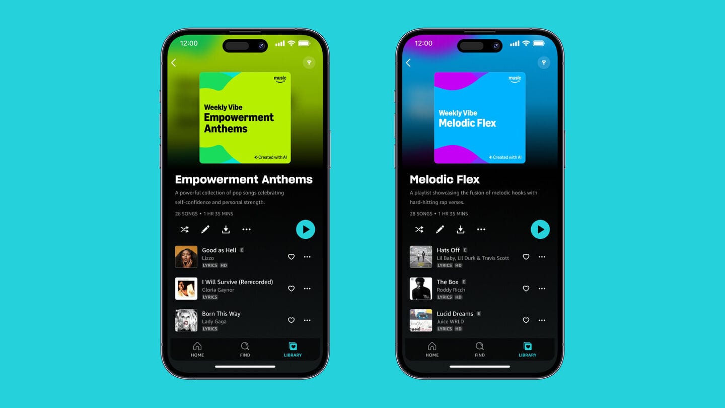 Amazon Music's new feature serves you weekly playlists