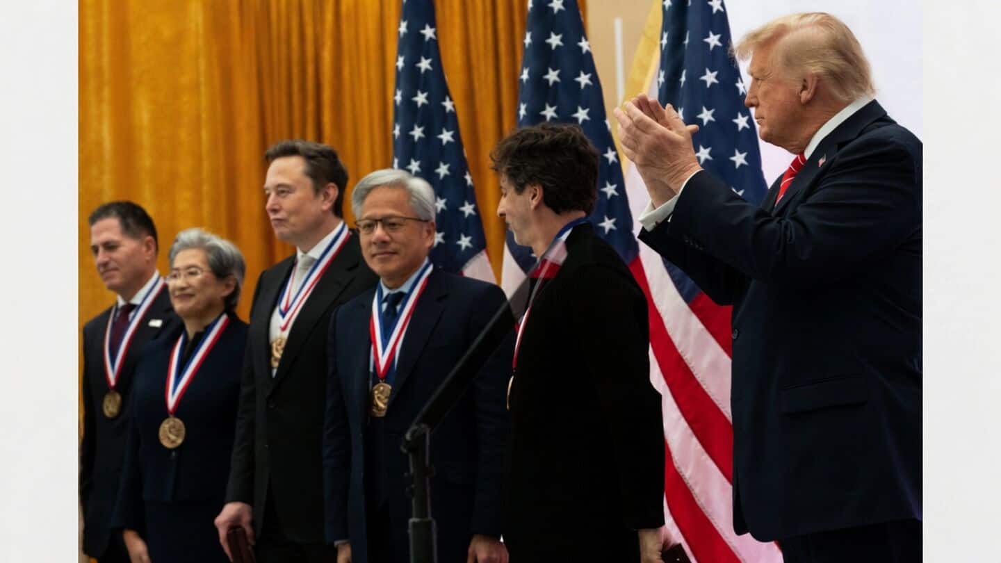 Elon Musk, Sergey Brin received the National Medal of Science