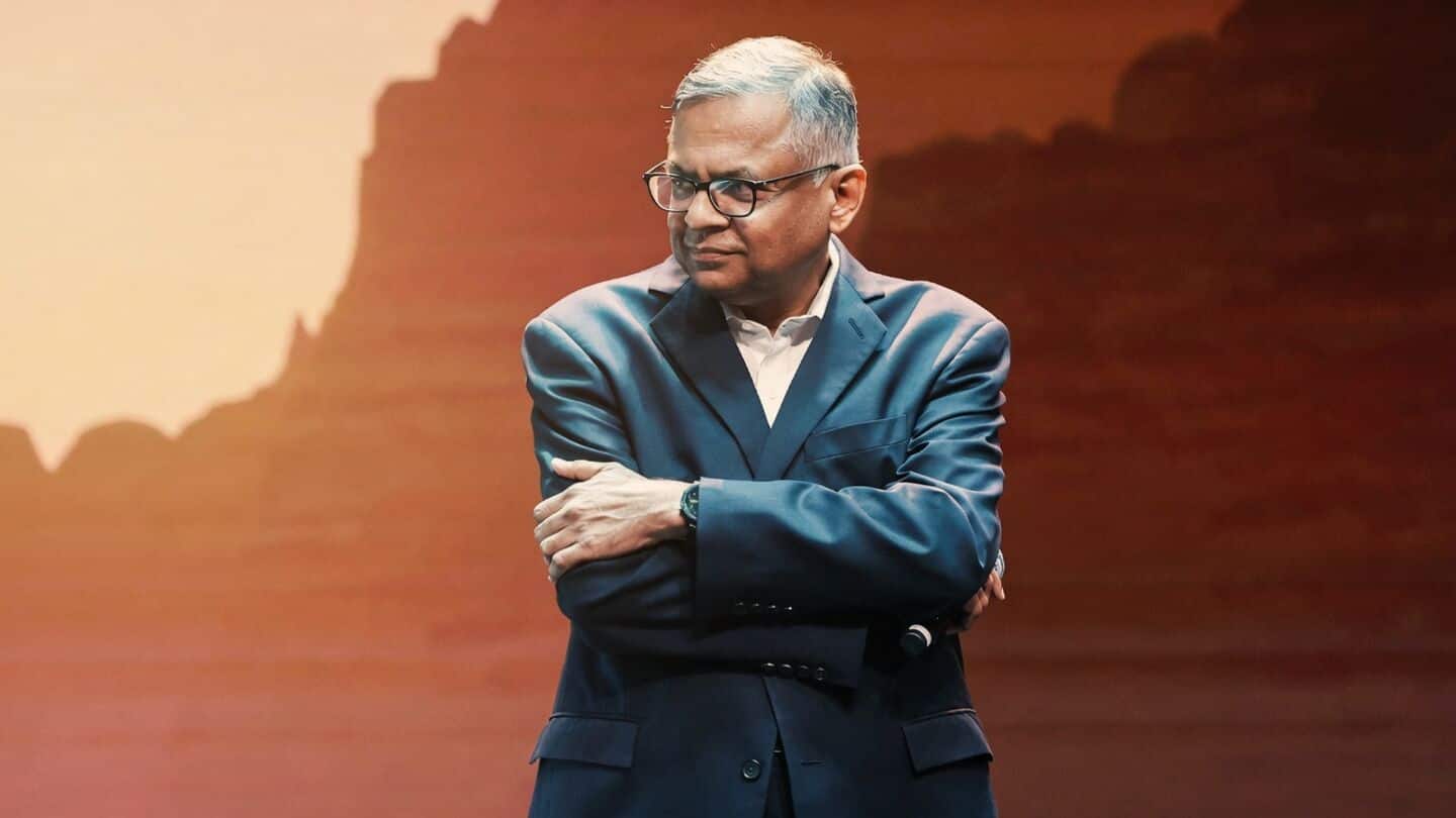 N Chandrasekaran: India economy steady on demand and services exports
