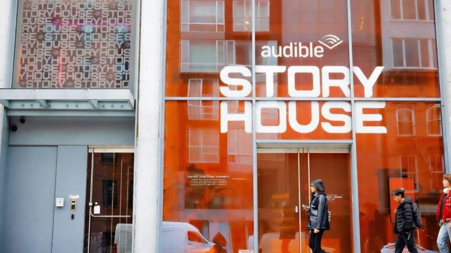 Audible opens Story House pop-up bookless bookstore in Bowery