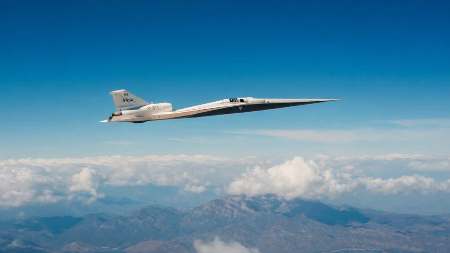 NASA's X-59 breaks sound barrier, set to test sonic thump