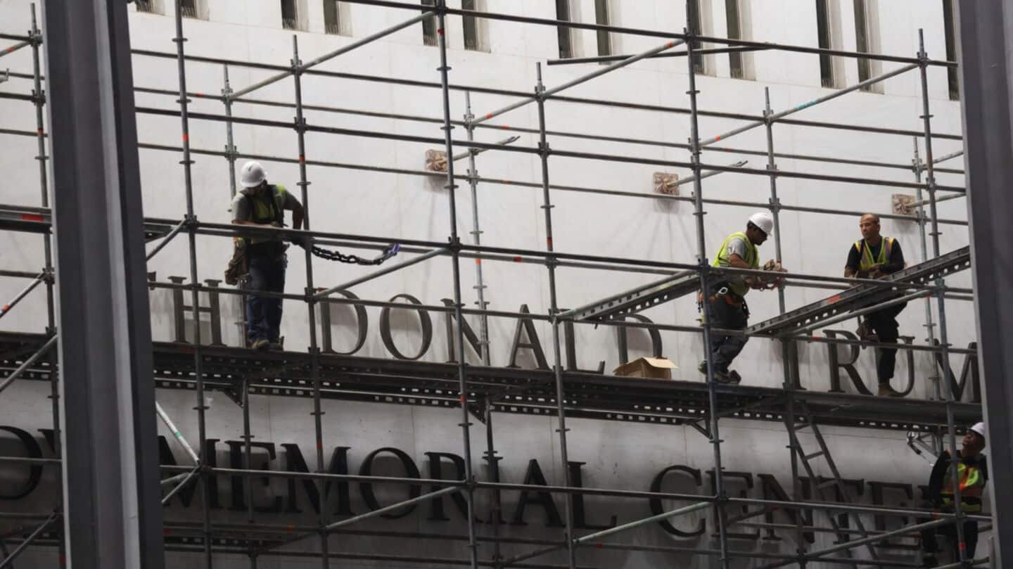 Kennedy Center removing Donald Trump's name Saturday under court order