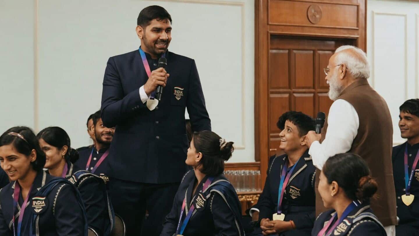 Prime Minister Narendra Modi welcomes 2026 Commonwealth boxing medalists