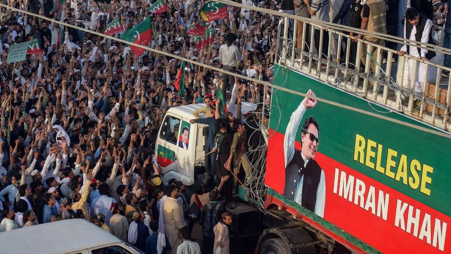 Supporters march to Islamabad demanding Imran Khan release, medical care