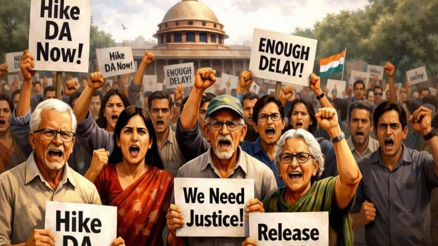 CCGEW-linked central employees protest April 16 over DA delay