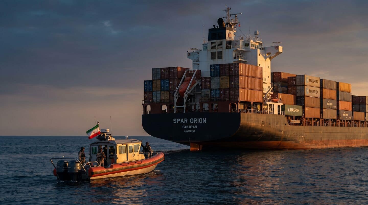 <!-- x-tinymce/html -->हॉर्मुज&nbsp;जलडमरूमध्य में फिर जहाज पर हमला, 2 भारतीय नाविक घायल