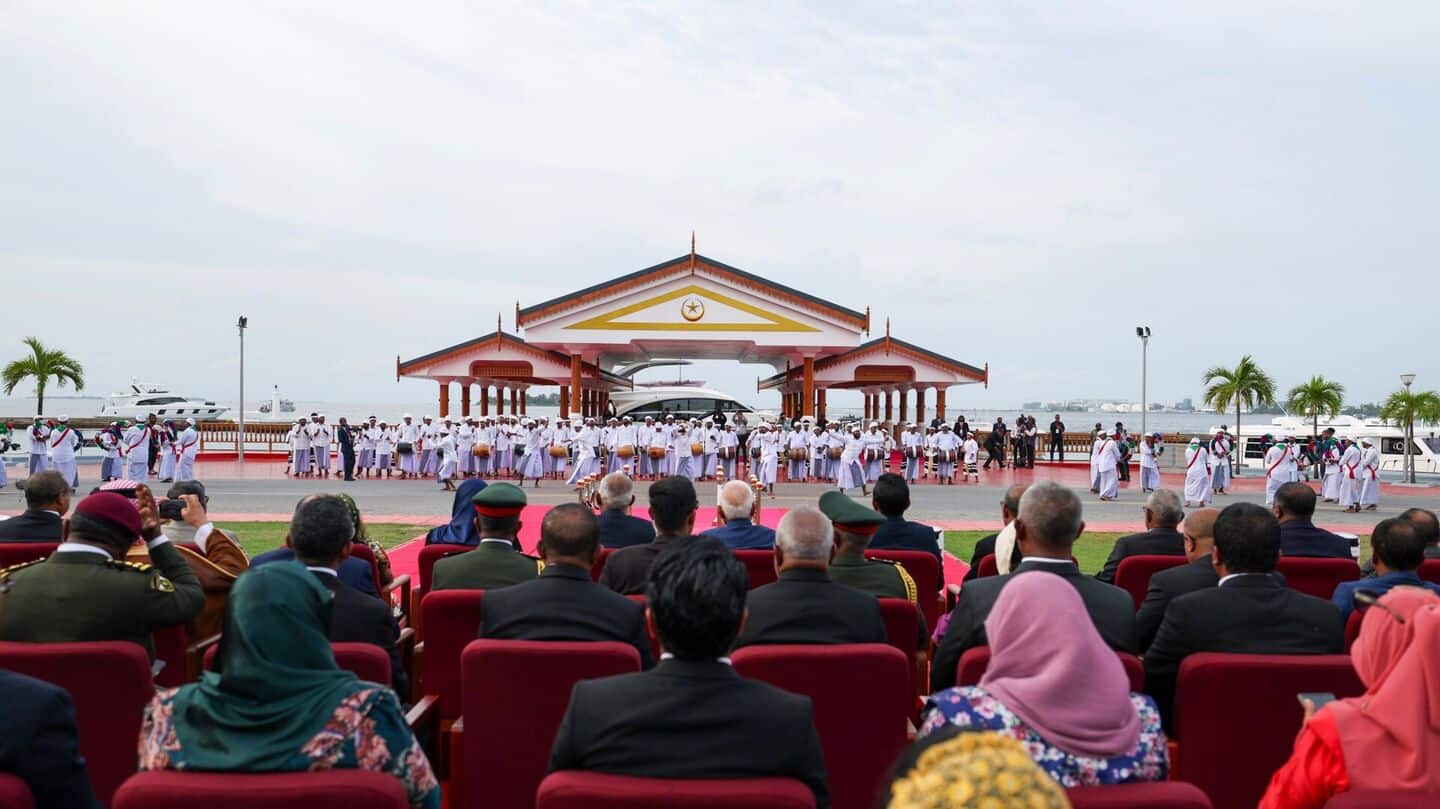 Modi becomes 1st Indian leader to attend Maldives Independence Day