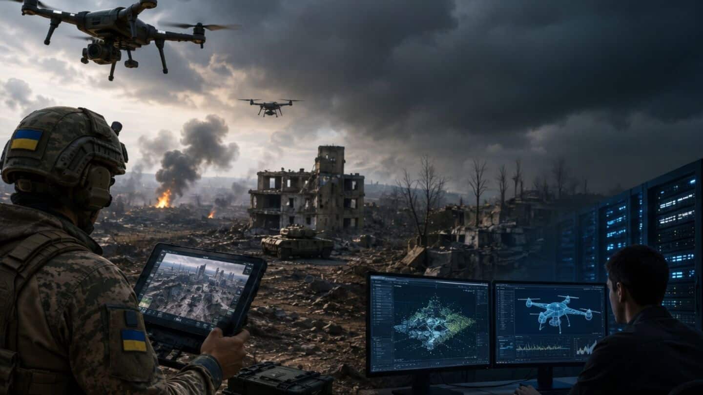 Ukraine-Russia war fuels AI training with millions of drone images