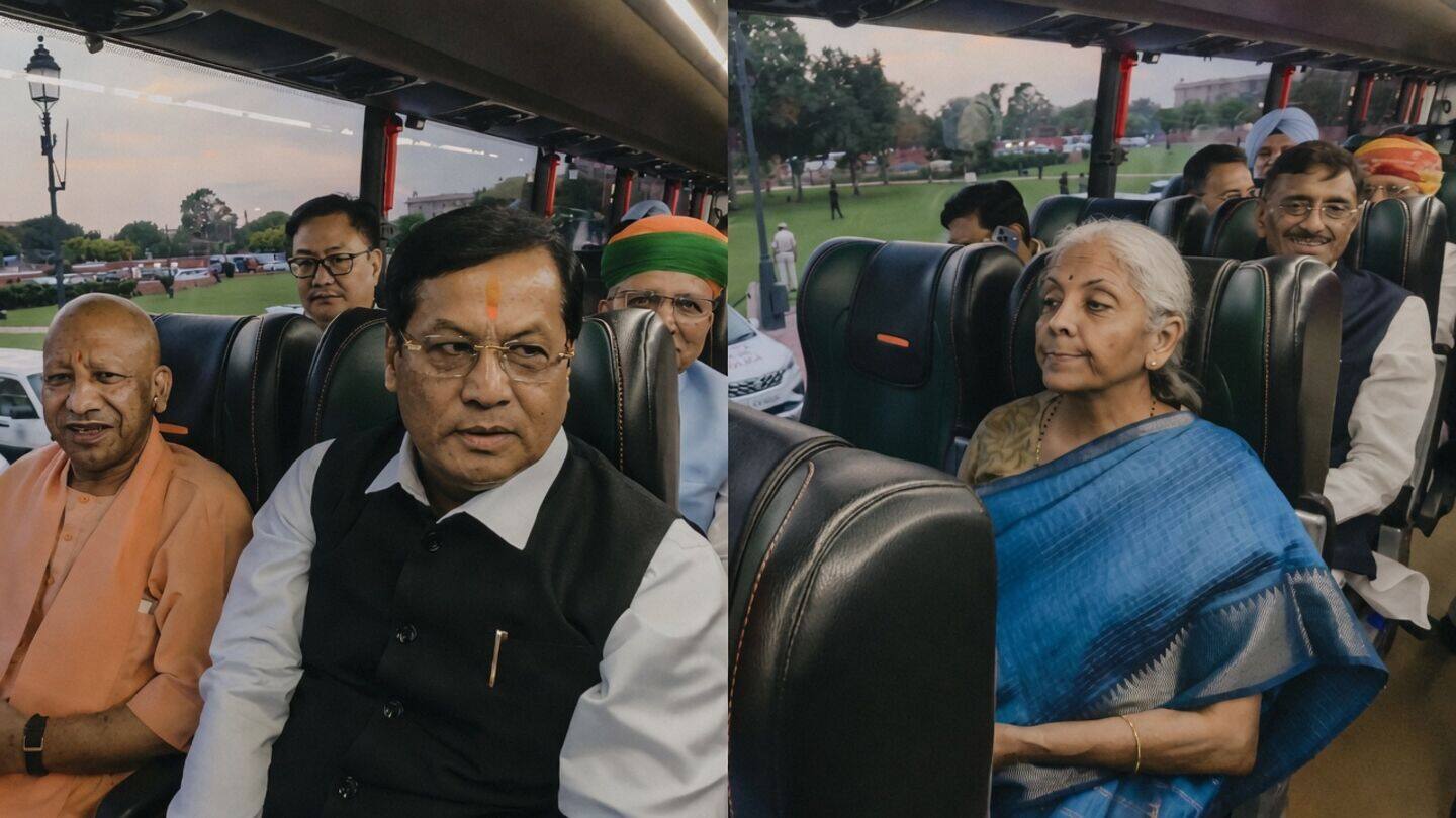 Amit Shah, Yogi Adityanath take bus to BRICS gala dinner