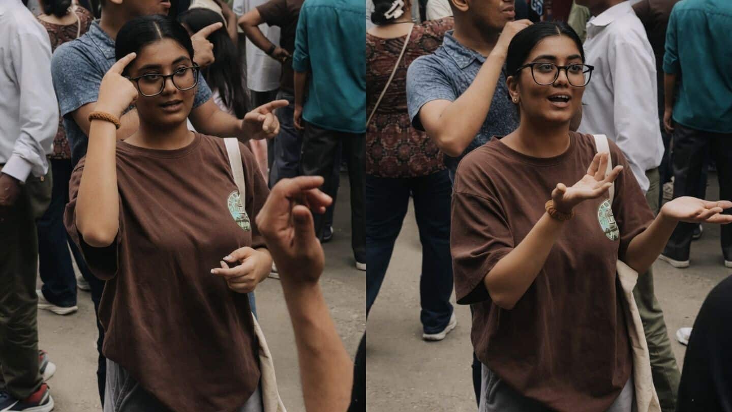 Specially abled protesters use sign language to protest NEET-UG leak