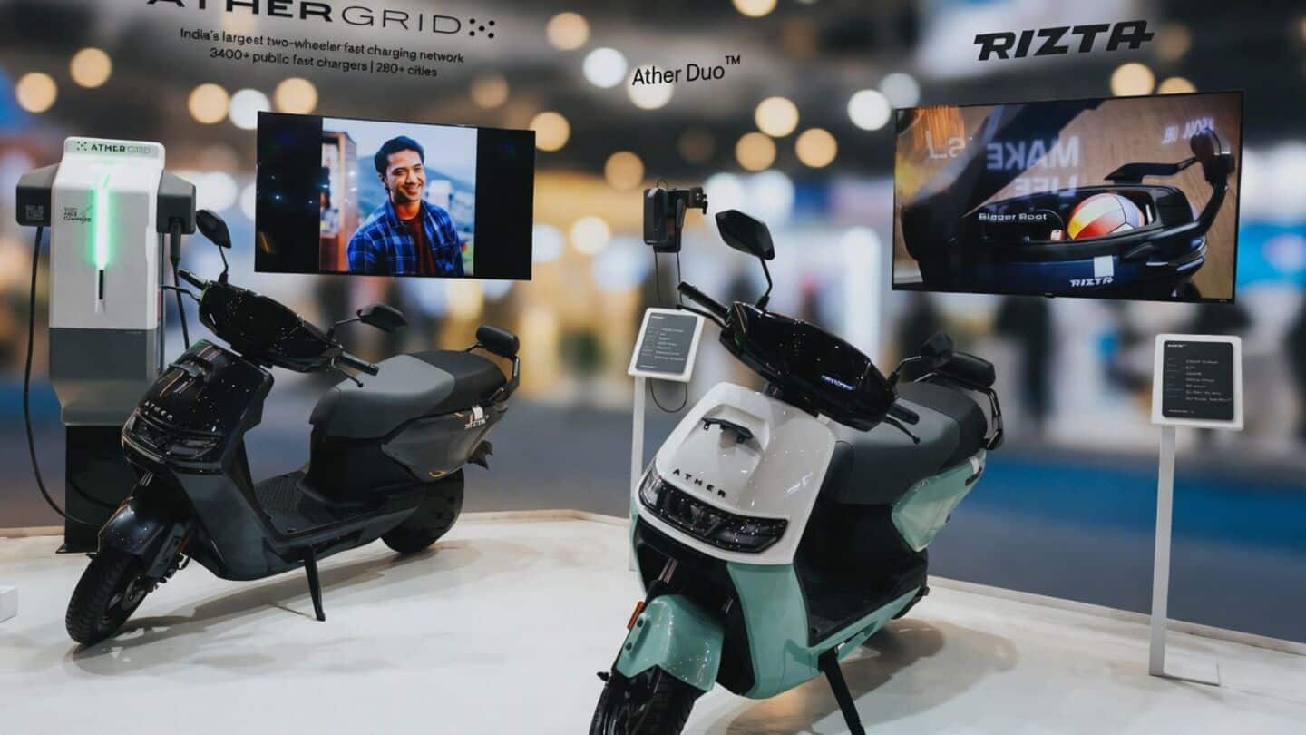 Ather Energy cuts loss to 50.87 cr, Rizta attracts families