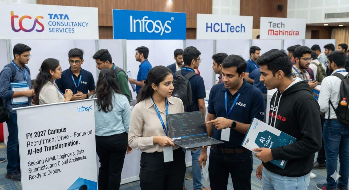 Top Indian IT firms resume campus hiring for AI-skilled engineers