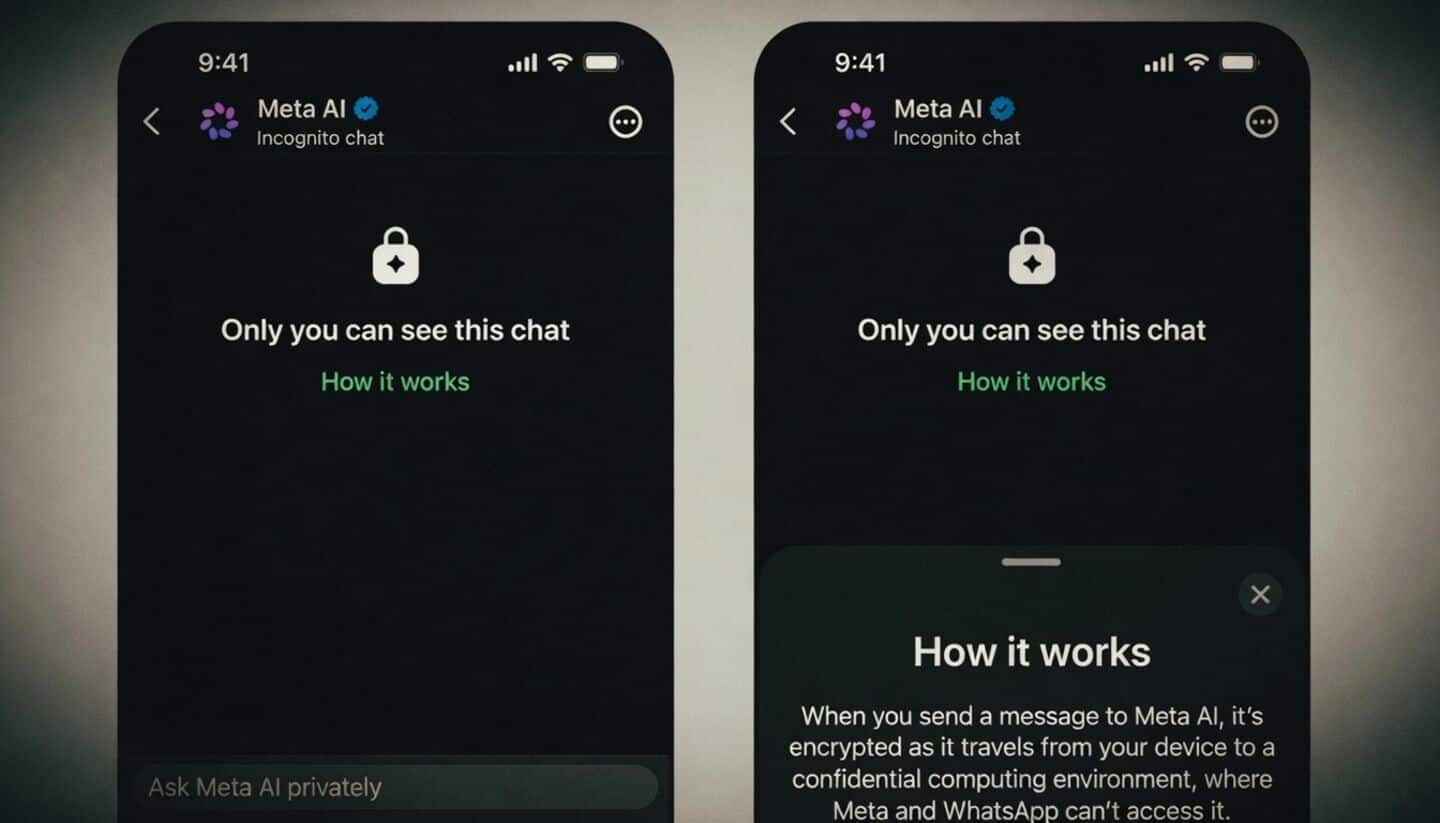 Meta rolls out 'Incognito Chat' on WhatsApp and Meta AI