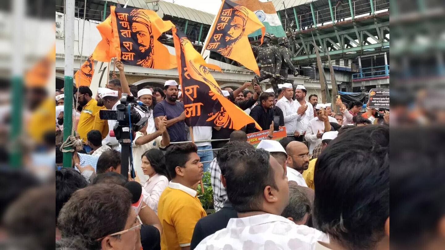 MNS protests at Bajaj Finance office over language issue