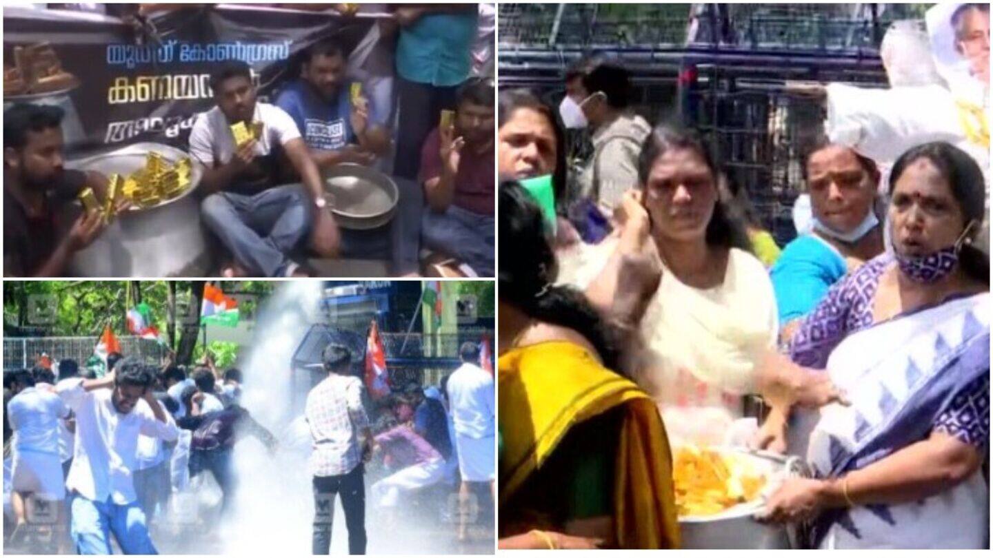 Sabarimala gold missing: BJP workers, police clash in Kerala