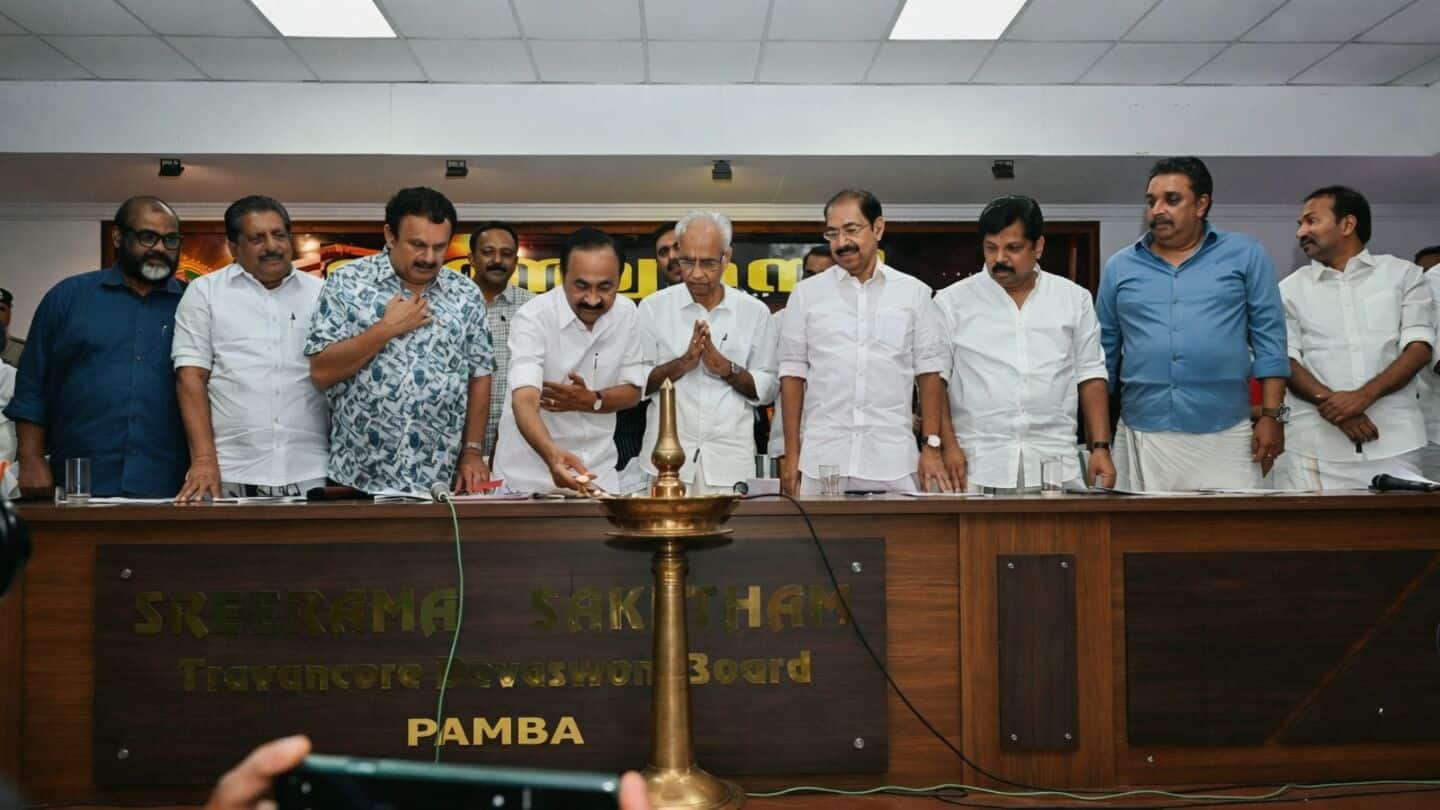 Kerala CM V D Satheesan visits Sabarimala after 2017 gap