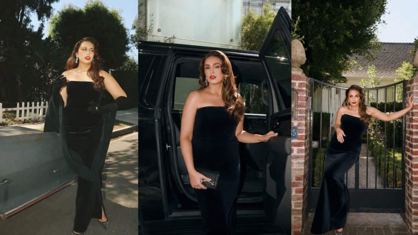 Qureshi stuns in black strapless gown at 78th Emmy Awards