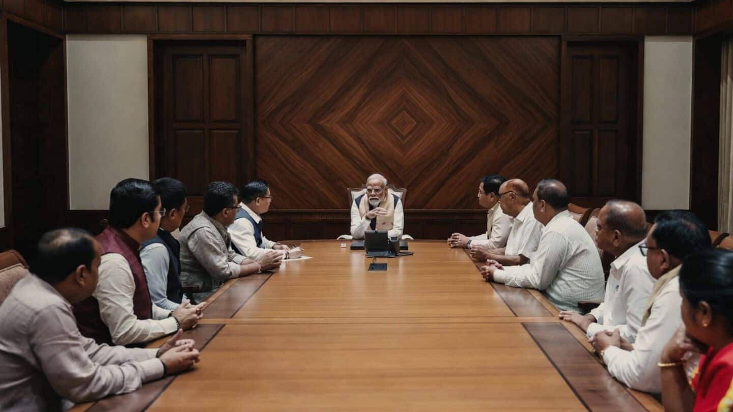 Prime Minister Narendra Modi meets Assam MPs over flood crisis