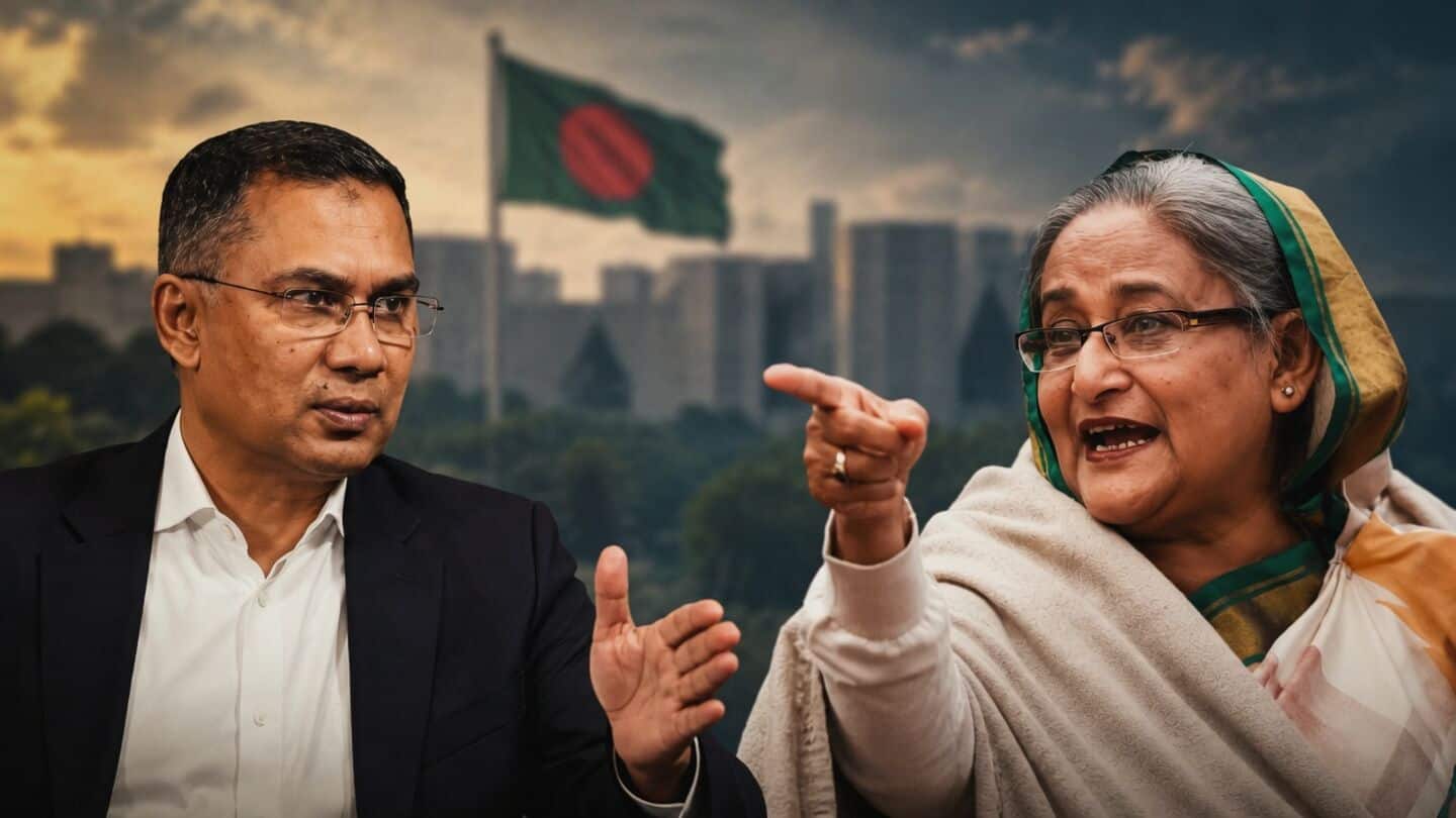 Sheikh Hasina criticizes Tarique Rahman for missing New Delhi BRICS