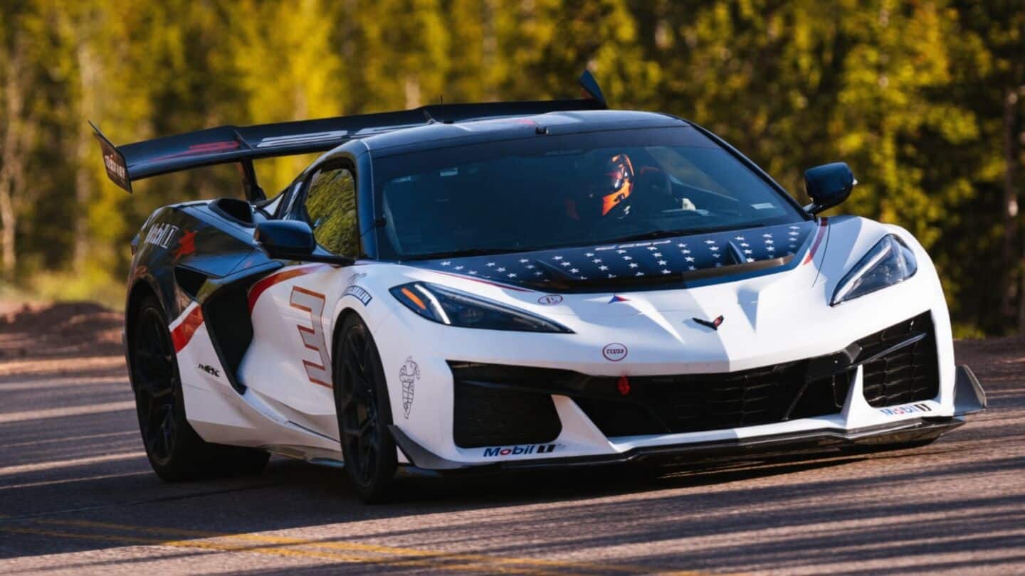 JR Hildebrand sets Pikes Peak production car record in ZR1X
