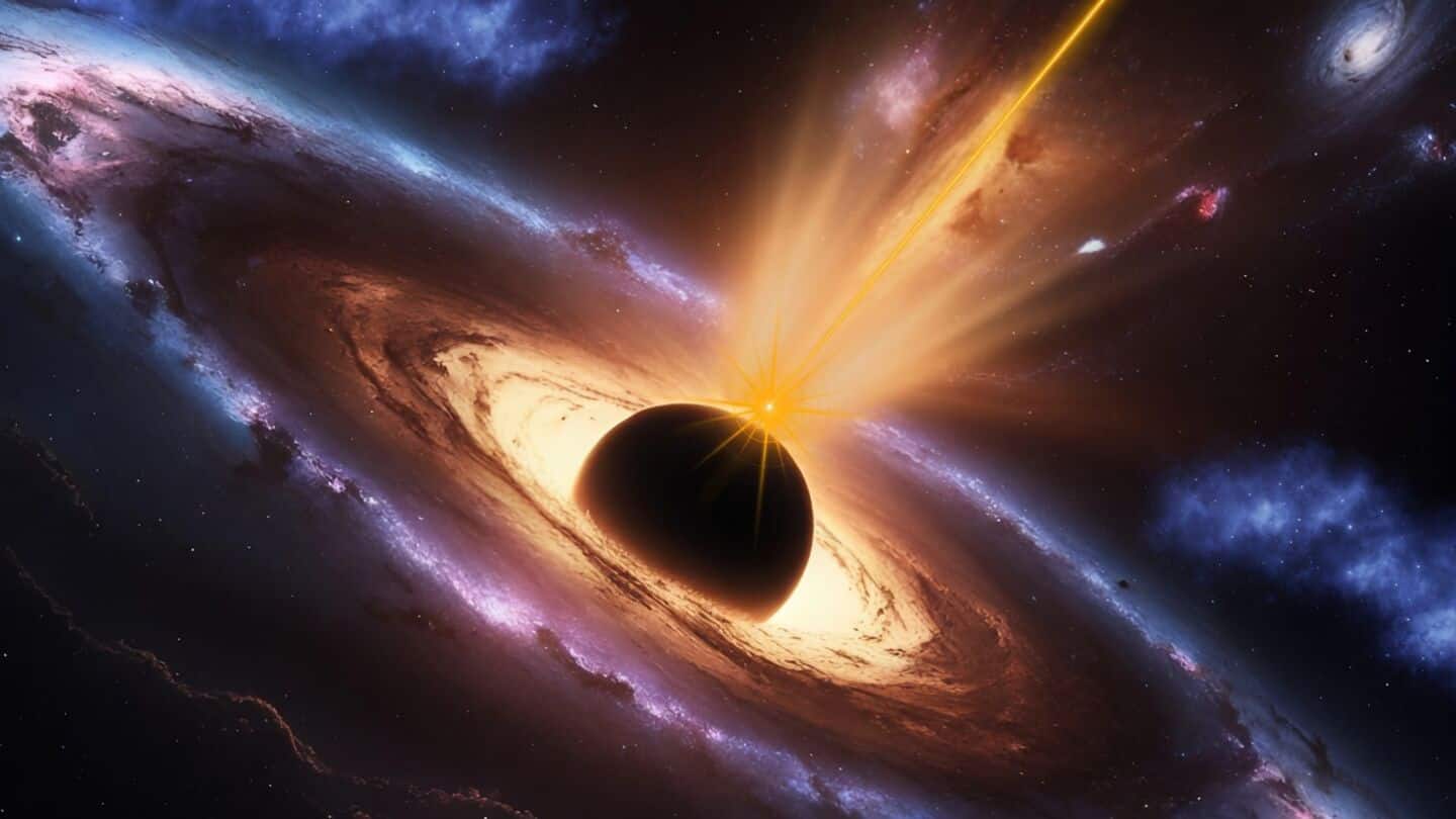 NASA Swift captures Perseus cluster black hole firing radio jets
