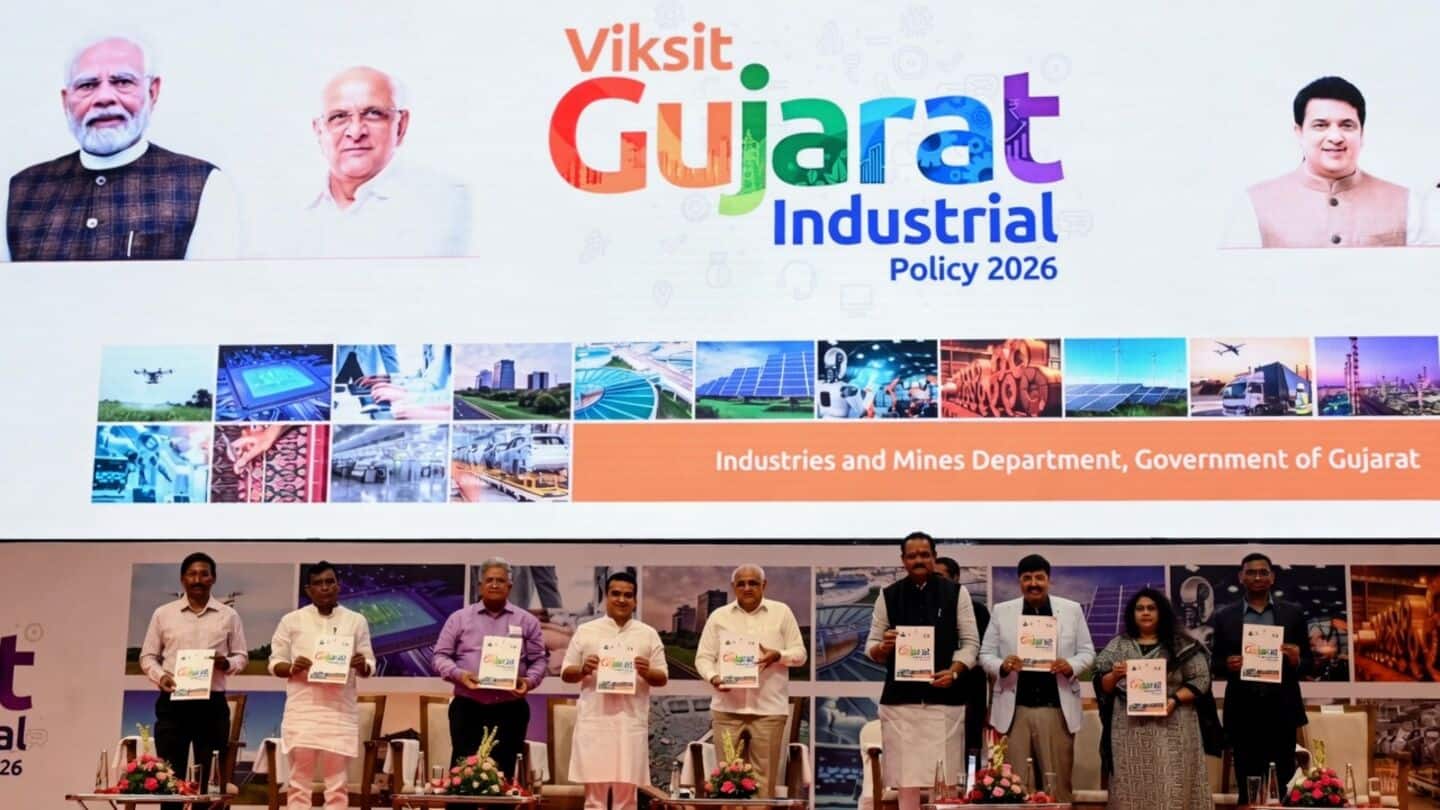 Gujarat unveils 'Viksit Gujarat Industrial Policy 2026' to attract ₹10L/cr