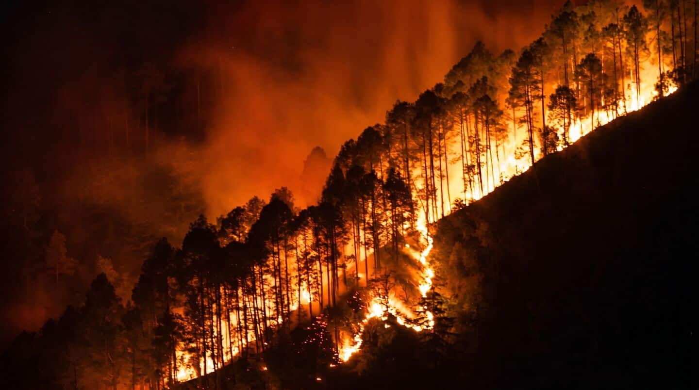Satellite images show forest fires blackening Uttarakhand and Himachal Pradesh