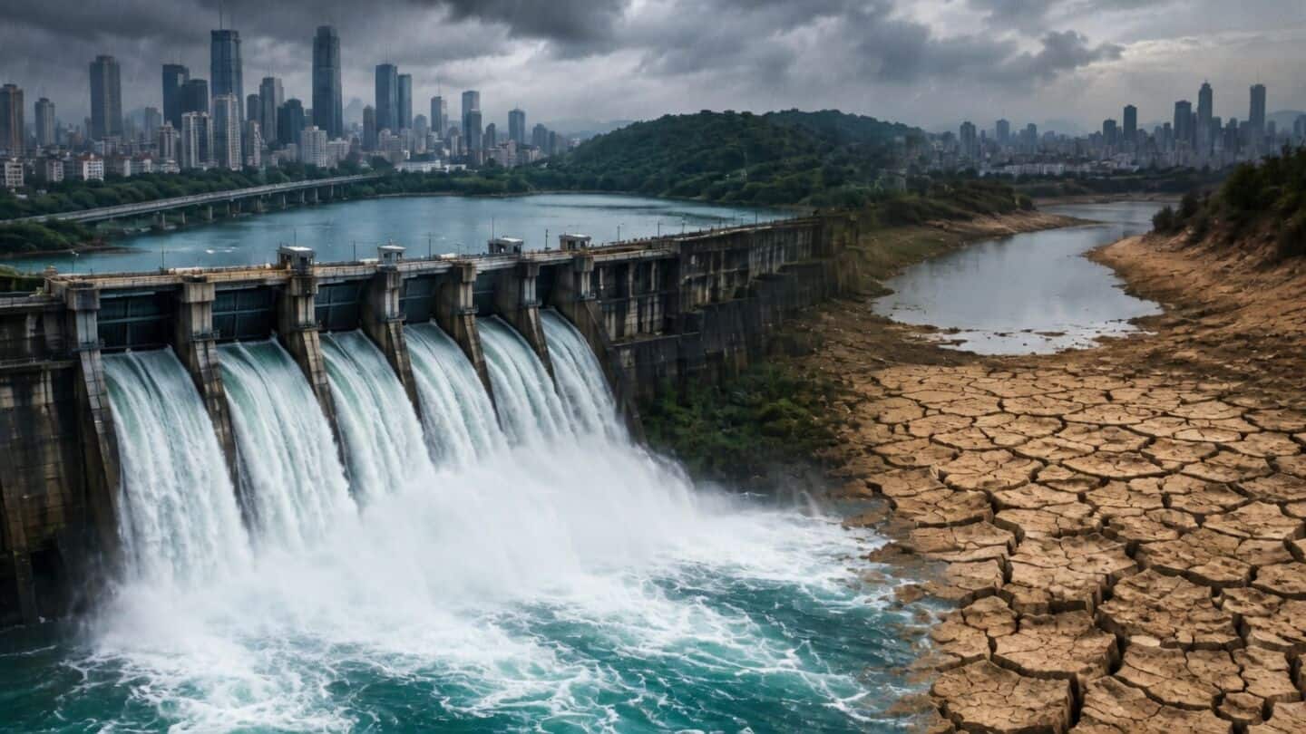 Mumbai released potable water from 7 reservoirs amid 400ML shortage