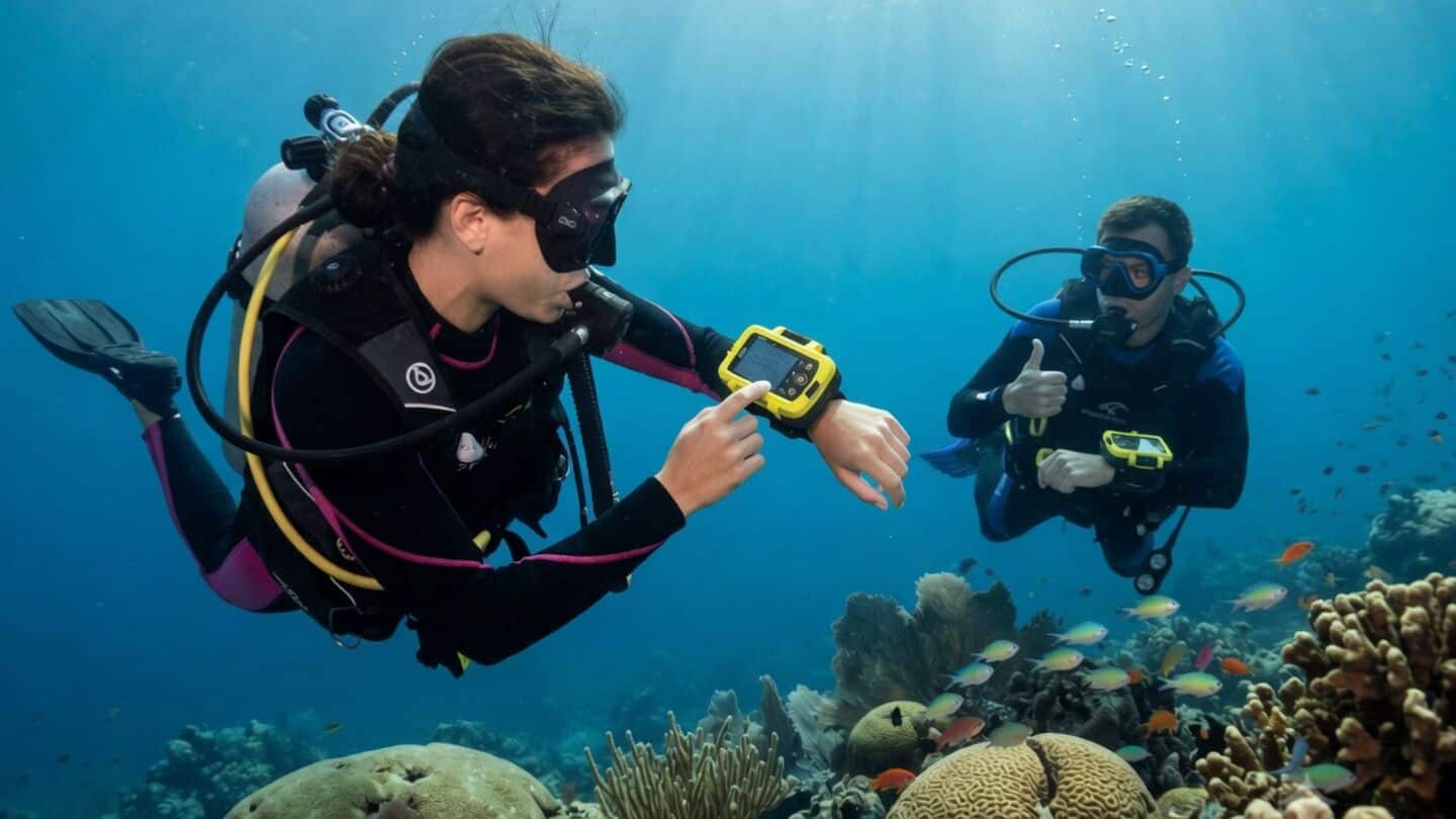 Chinese student team creates DiveGuard for underwater texting using acoustics