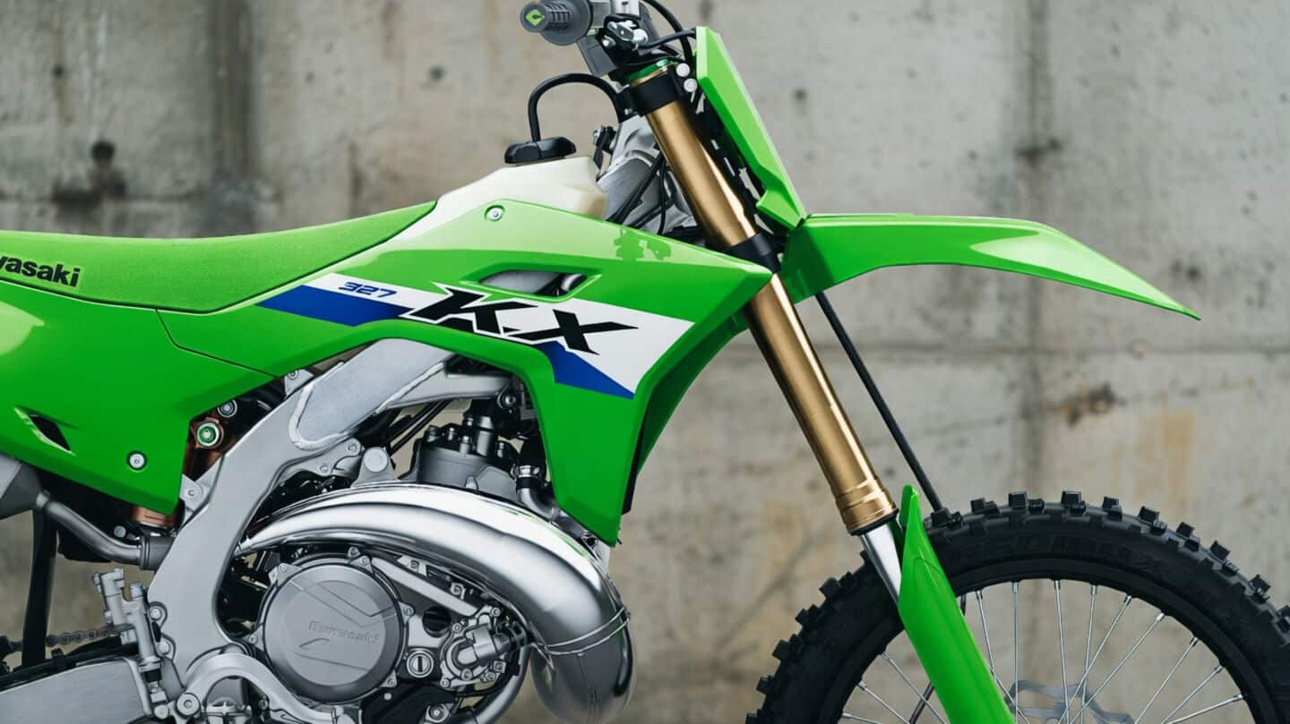 Kawasaki returns to 2-stroke bikes with fuel-injected KX327 and KX327X