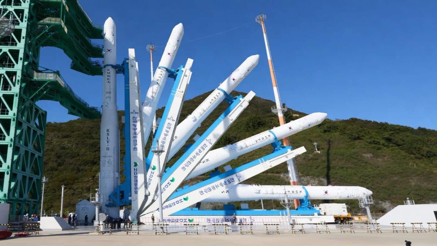 South Korea's Nuri rocket sends 15 satellites, reaches 80% success